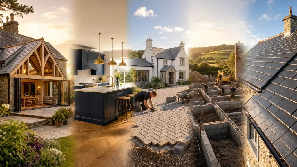 AVA Building services — extensions, kitchens, driveways, groundworks and roofing in Cornwall
